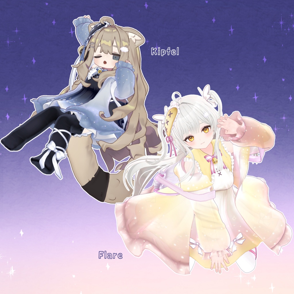 【18アバター対応】衣装モデル『ゆめいろワンピース』