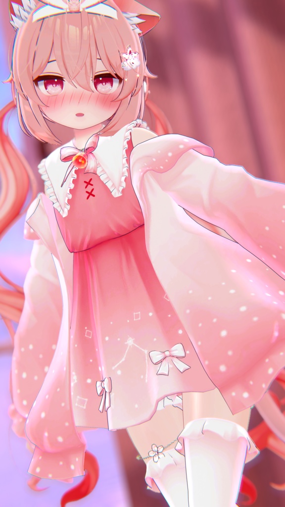 【18アバター対応】衣装モデル『ゆめいろワンピース』