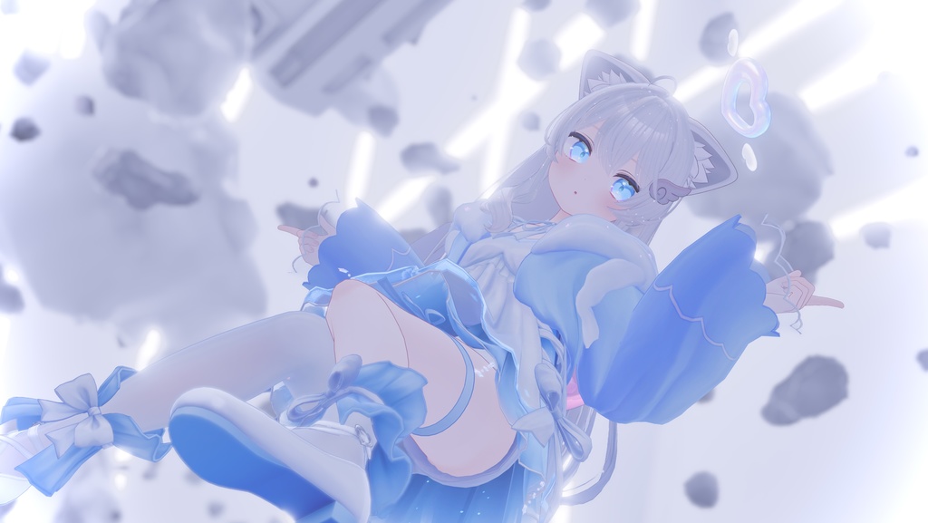 【13アバター対応】衣装モデル『ましゅまろてんし』