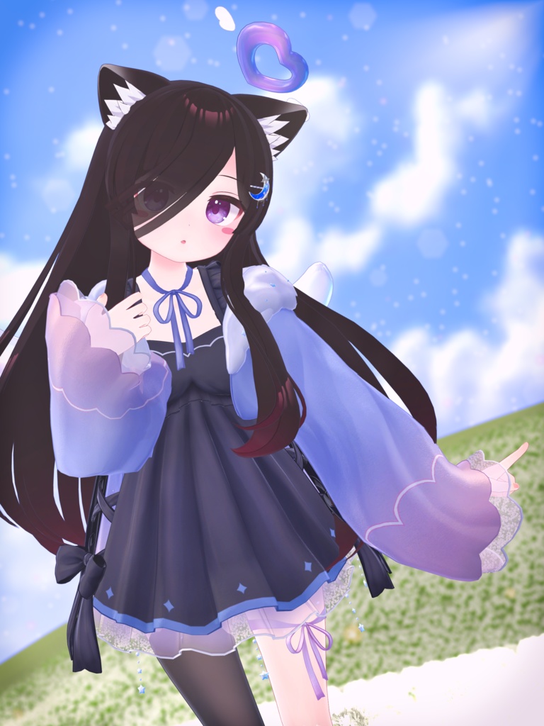 【13アバター対応】衣装モデル『ましゅまろてんし』