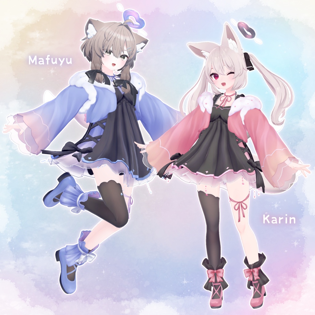 【13アバター対応】衣装モデル『ましゅまろてんし』