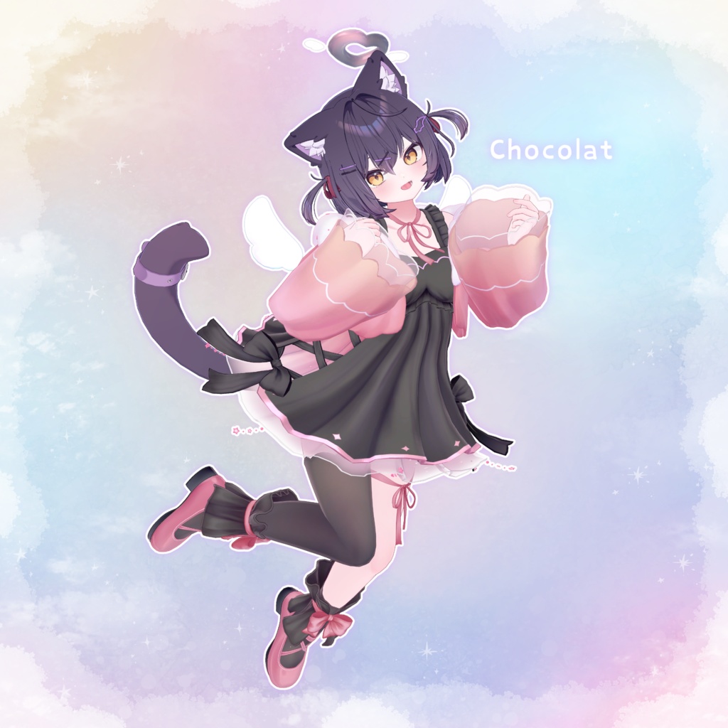 【13アバター対応】衣装モデル『ましゅまろてんし』