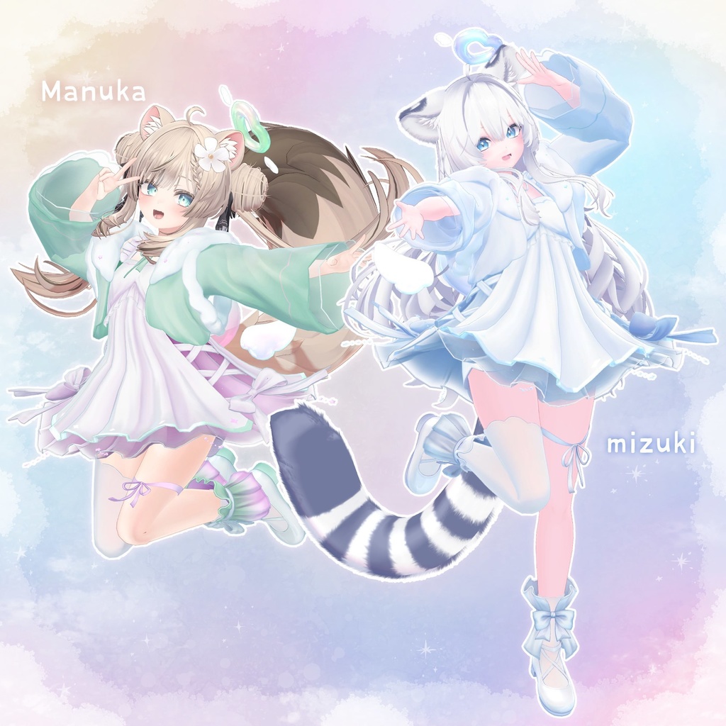 【13アバター対応】衣装モデル『ましゅまろてんし』