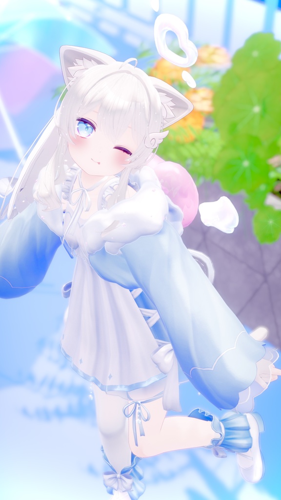 【13アバター対応】衣装モデル『ましゅまろてんし』