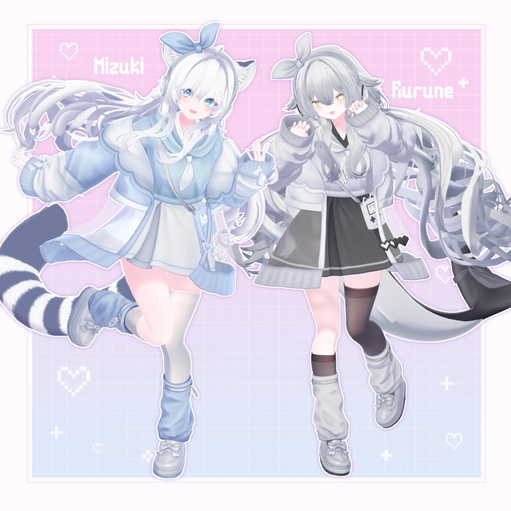 【13アバター対応】衣装モデル『ピクセルポップ』