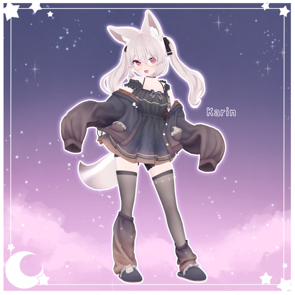 【13アバター対応】衣装モデル『ミルキーチル』