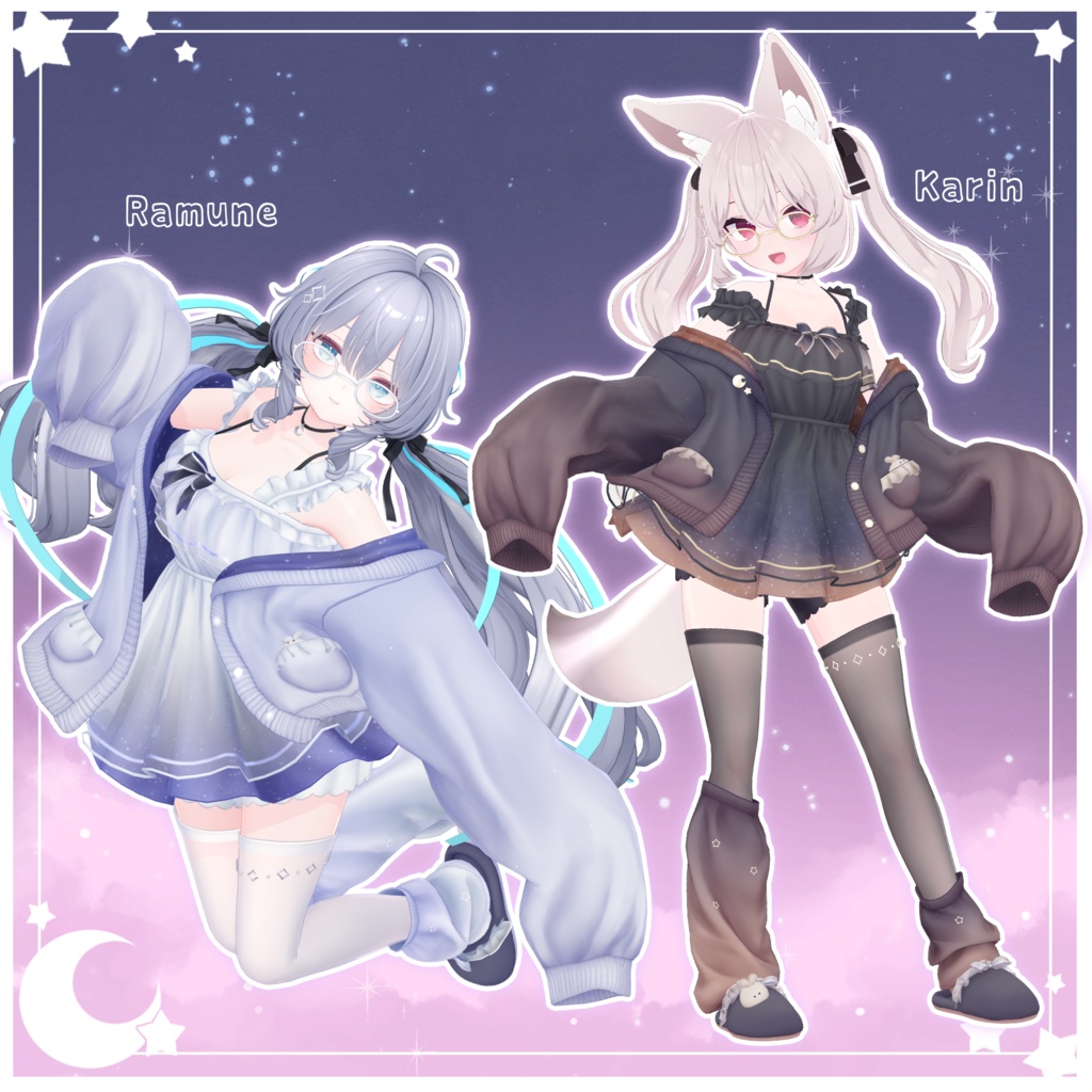 【14アバター対応】衣装モデル『ミルキーチル』