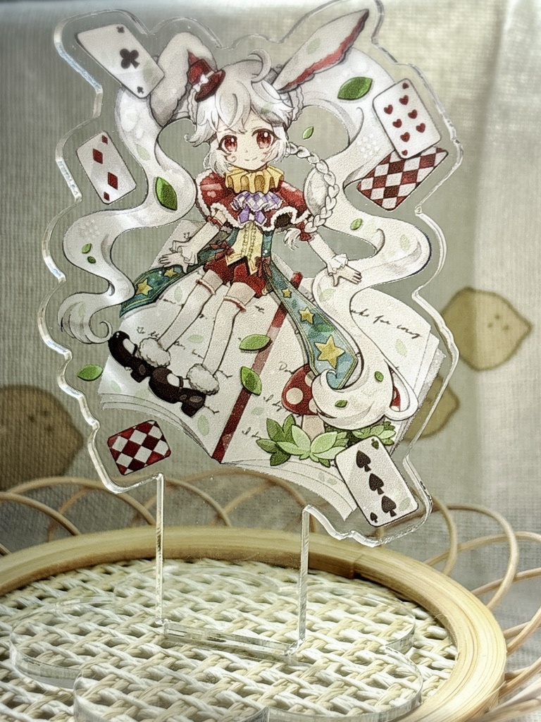 アクリルスタンド:白うさぎ
