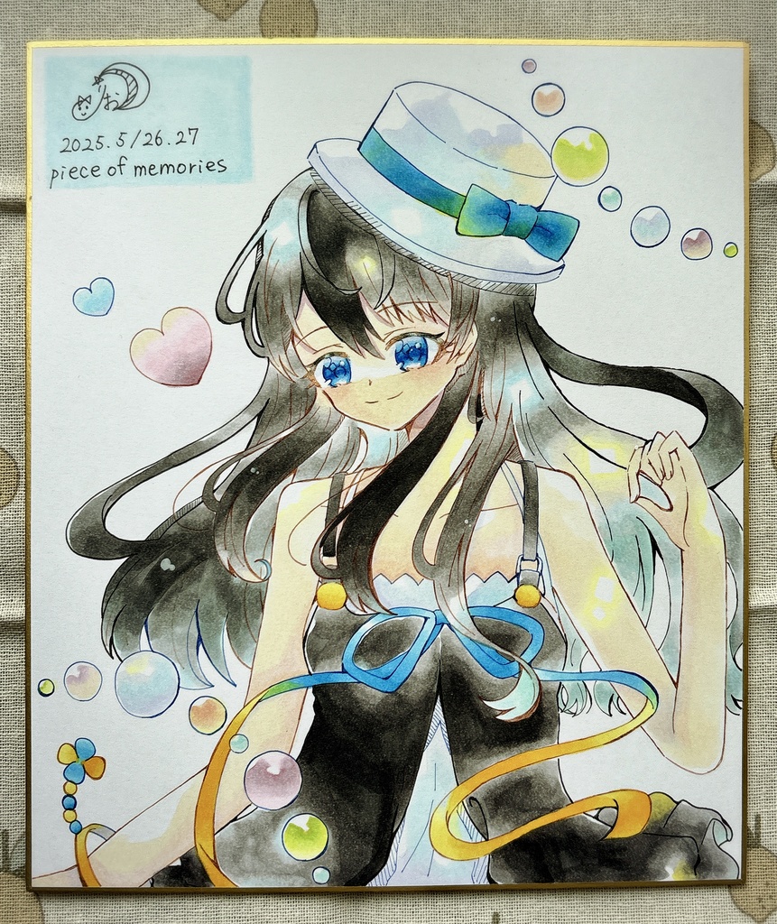 【原画】色紙(中):アイリ