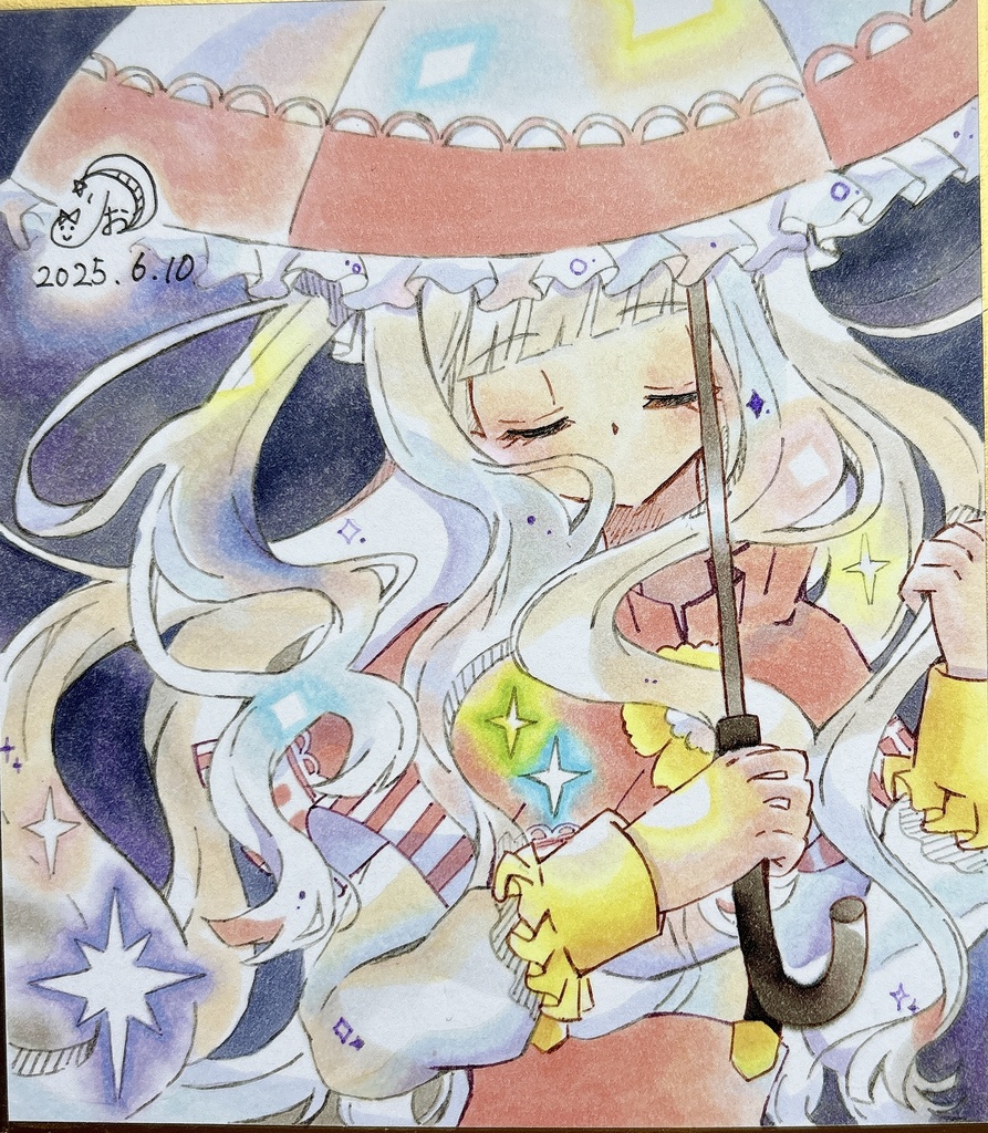 【原画】色紙(小):アリカ