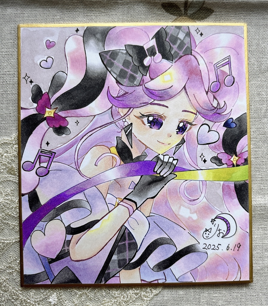 【原画】色紙(小):キュアキッス