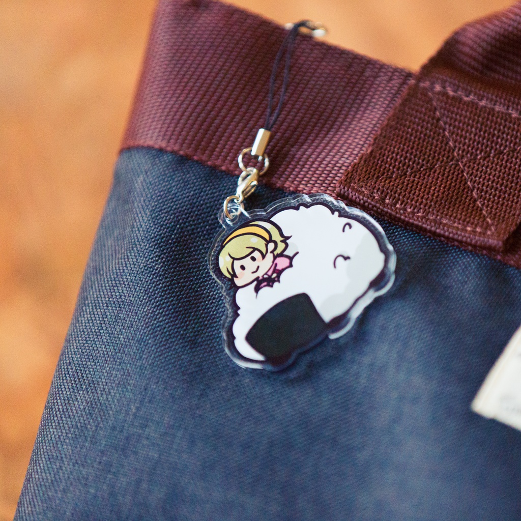 μ’sカーレースアクリルキーホルダー