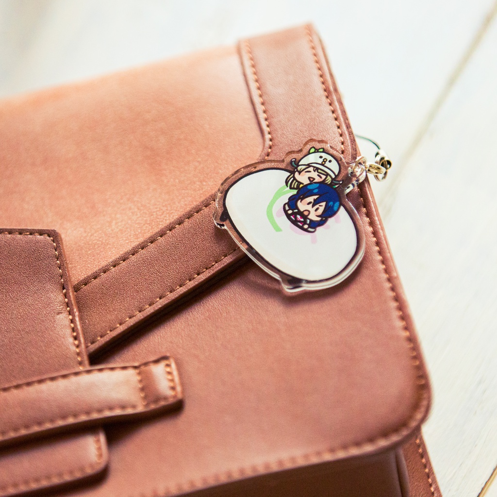 μ’sカーレースアクリルキーホルダー