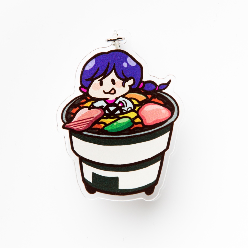 μ’sカーレースアクリルキーホルダー