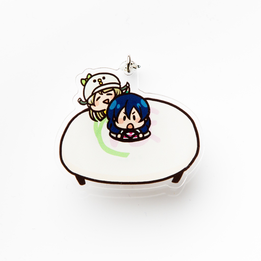 μ’sカーレースアクリルキーホルダー