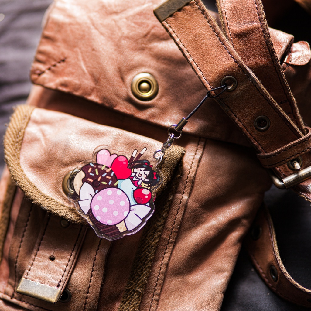 μ’sカーレースアクリルキーホルダー