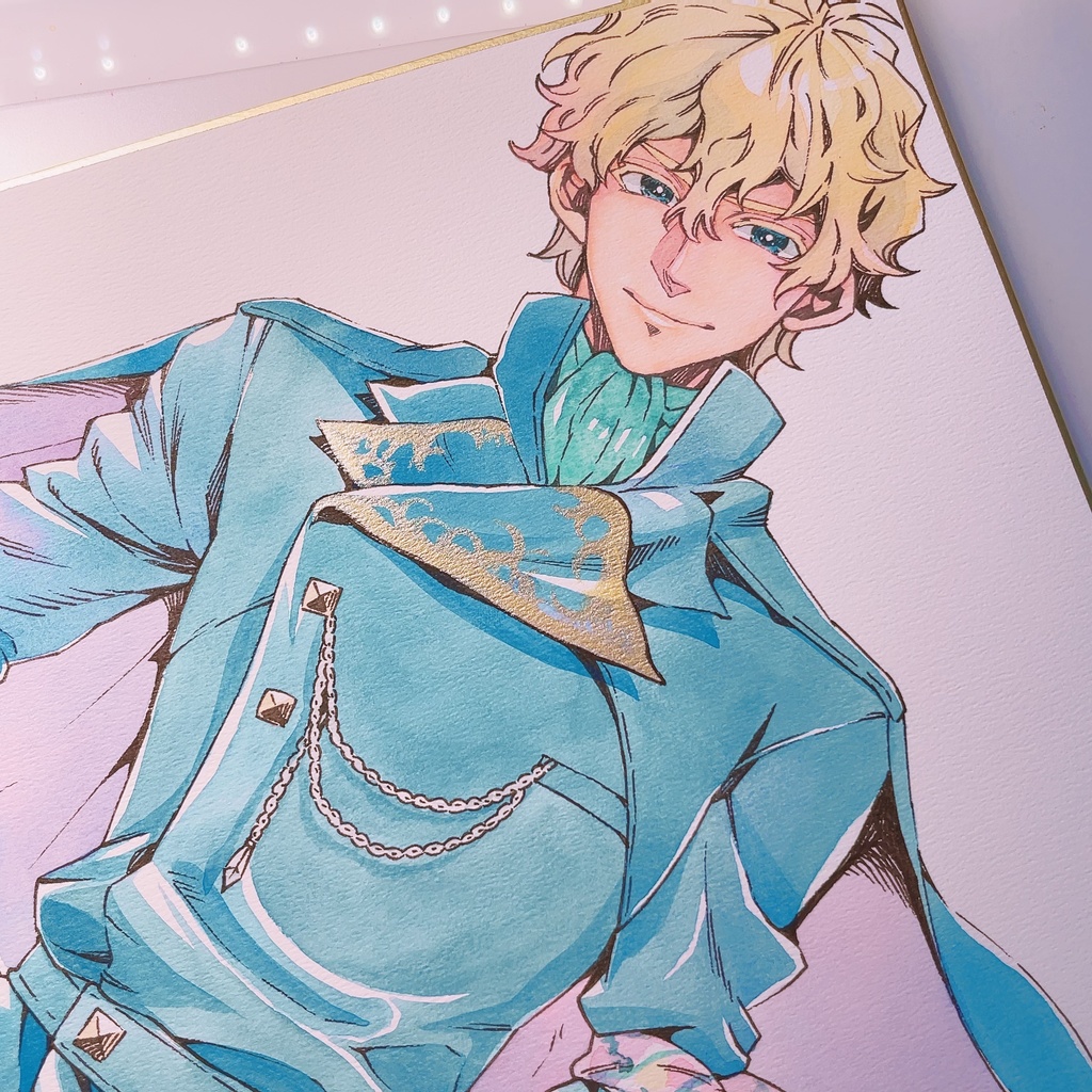 受付再開:2025/07/31まで【男性キャラ限定】オーダー色紙