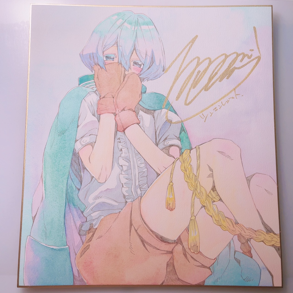 受付再開:2025/07/31まで【男性キャラ限定】オーダー色紙