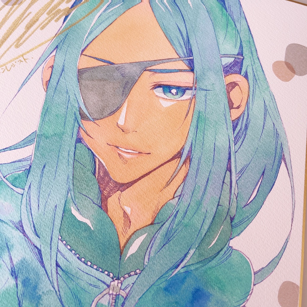 受付再開:2025/07/31まで【男性キャラ限定】オーダー色紙