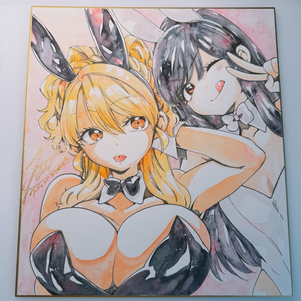 【直筆色紙】「フードコートで、また明日。」和田＆山本