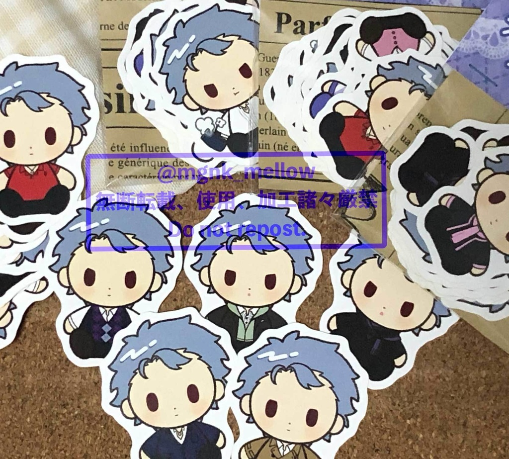 設楽先輩ファッションショーフレークシール