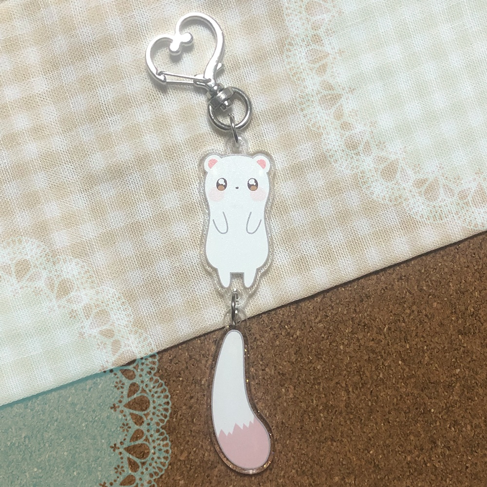 トパのゆらゆらアクリルキーホルダー