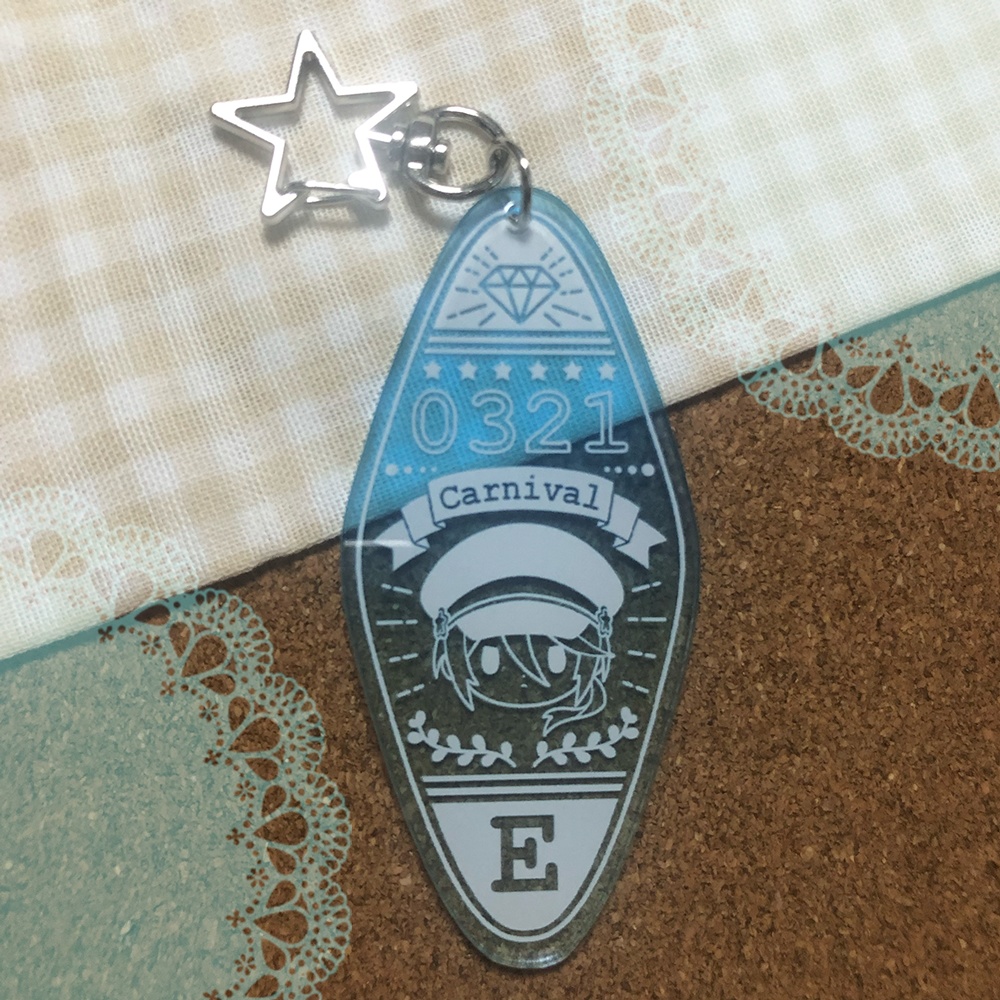 クリアキーホルダー(エドモンド)