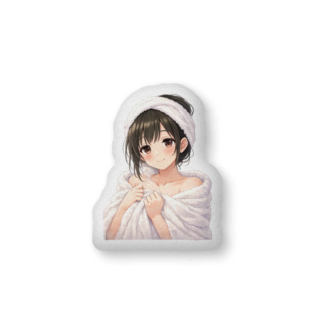 お風呂上がりのひより♡ふかふかクッション