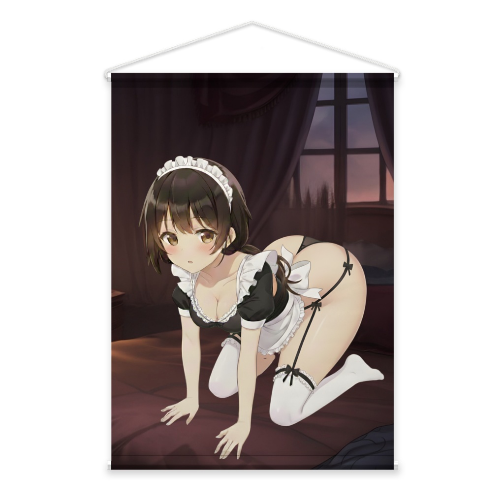 メイドひよりの誘惑♡タペストリー