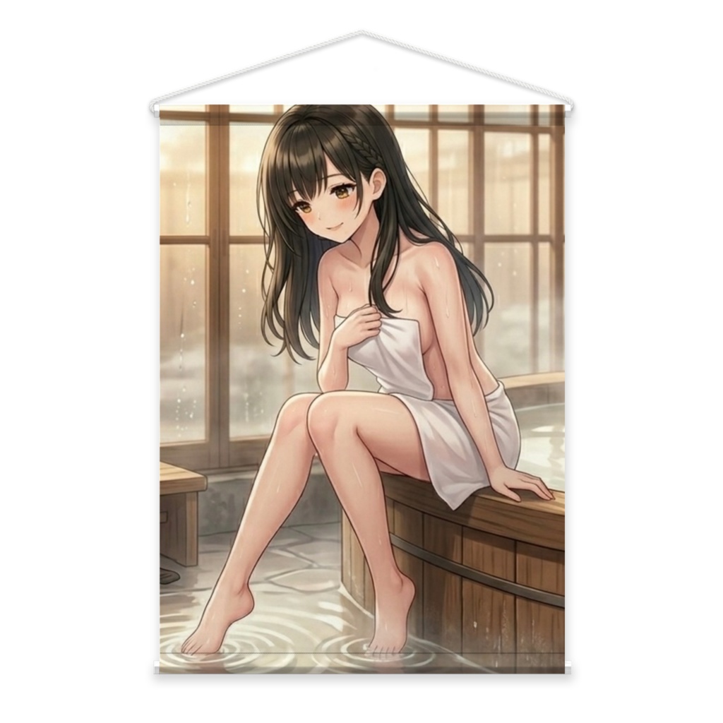 ひよりの癒やし風呂♡タペストリー