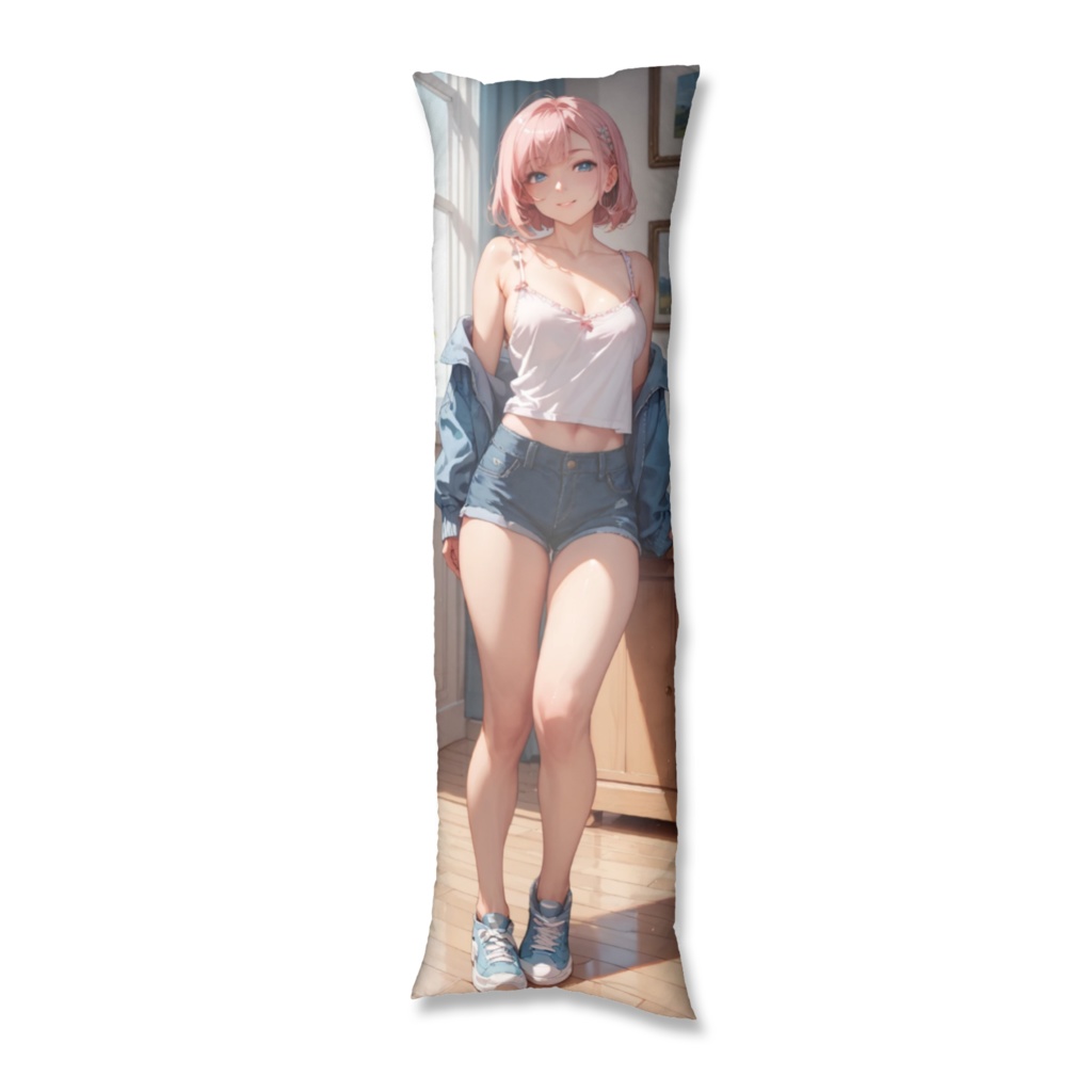 ノーブラ彼女が家に来る♡抱き枕カバー