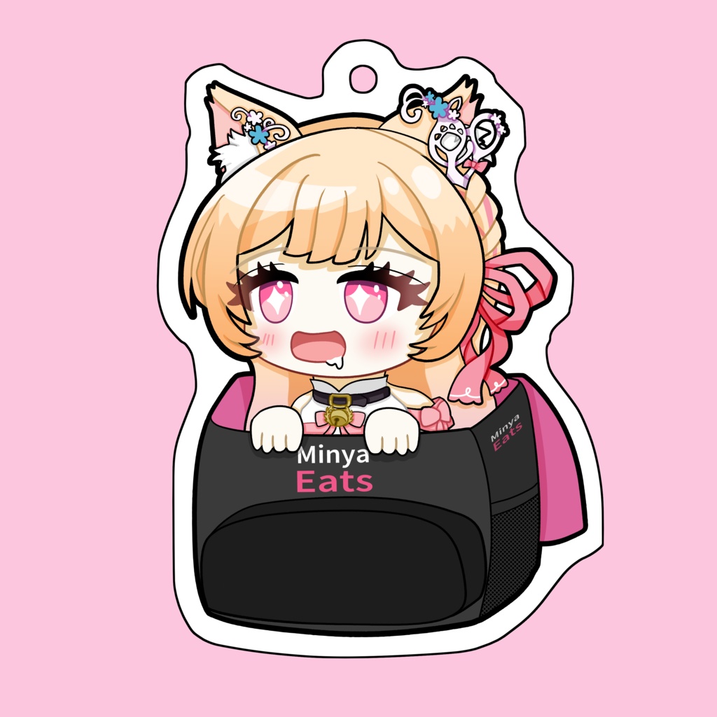 Minya Eats　アクリルキーホルダー