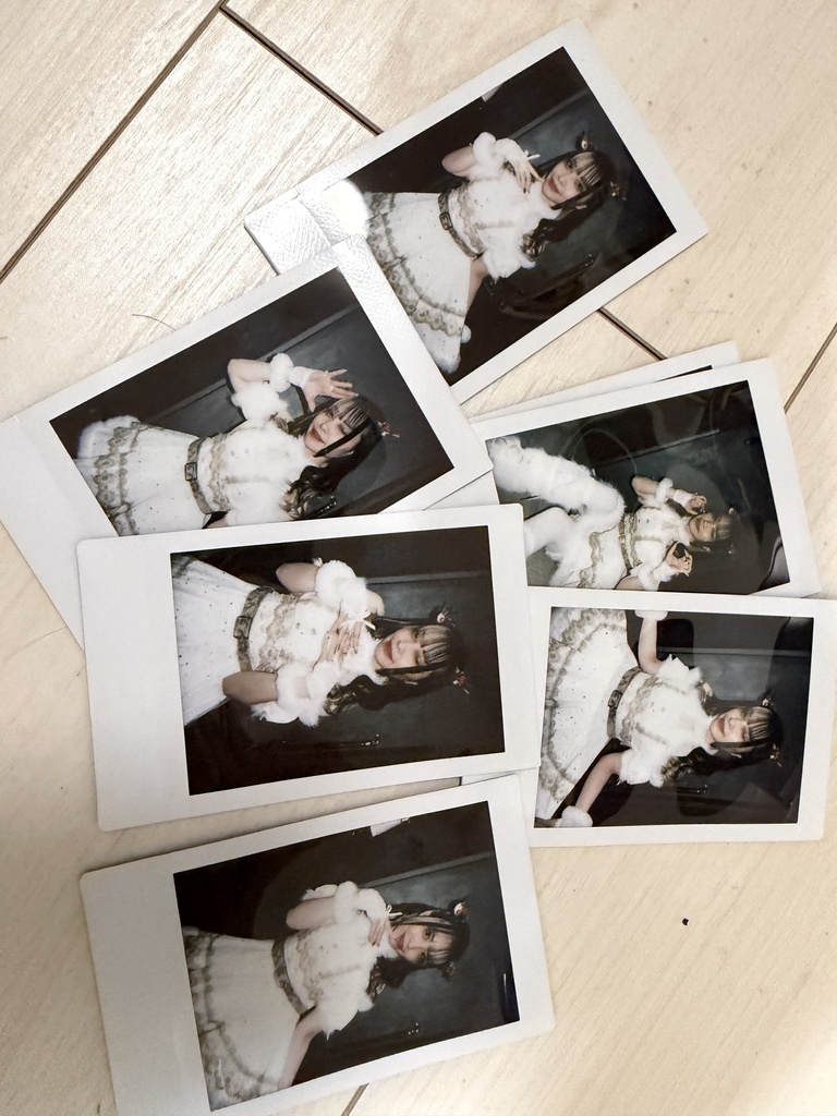 白トナカイクリスマス衣装チェキ