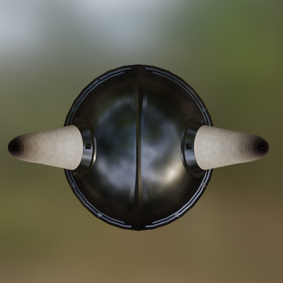 Helm Helmet Vikings Horned Horn Viking Medieval Blacksmith Headwear Armor Steel Keratin Spike 3D Blender FBX VRCHAT PROP