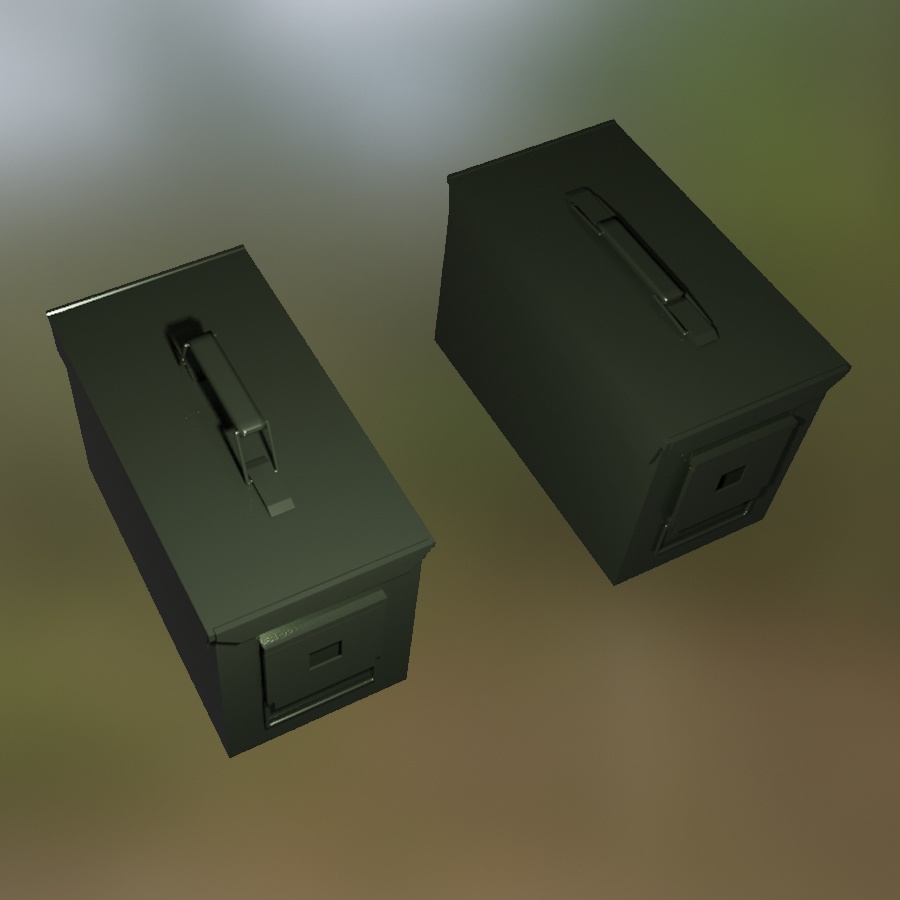 Ammo Case Bullet Safe Military Steel Firearm Army Container