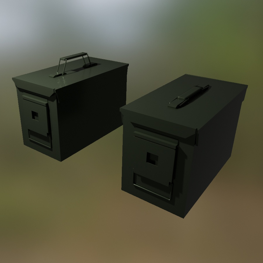 Ammo Case Bullet Safe Military Steel Firearm Army Container