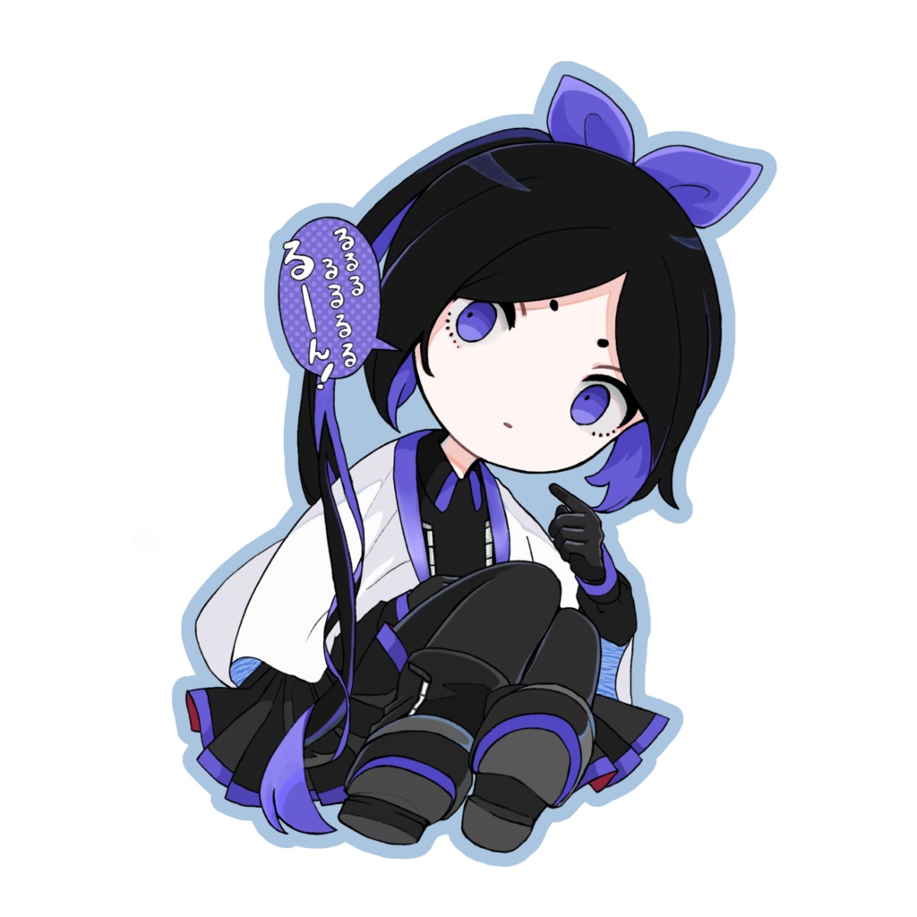 晴れ軌アクリルキーホルダー【ずさちゃん】