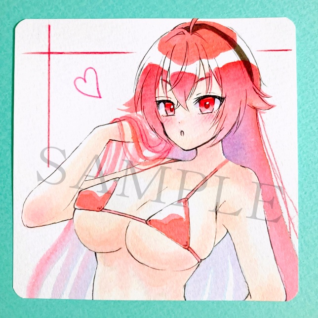 無職転生 エリス アナログイラスト原画 水着