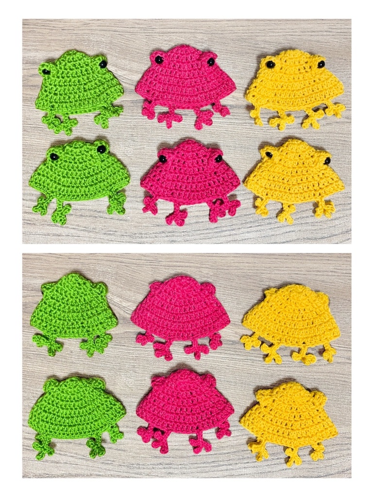 帽子・がま口風バッグ(カエル)