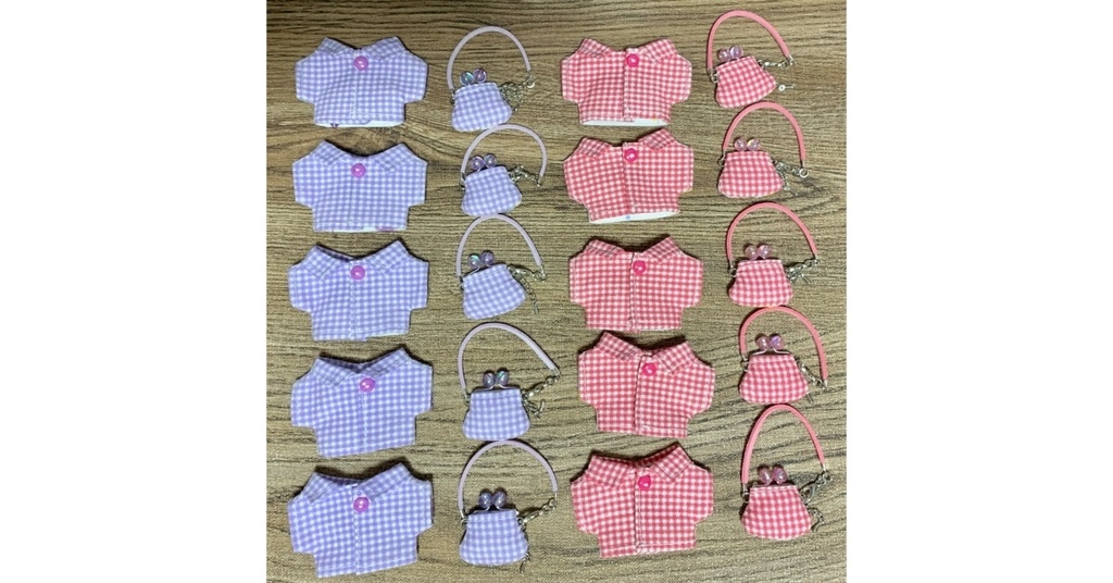 服・がま口風バッグ(スイーツ)