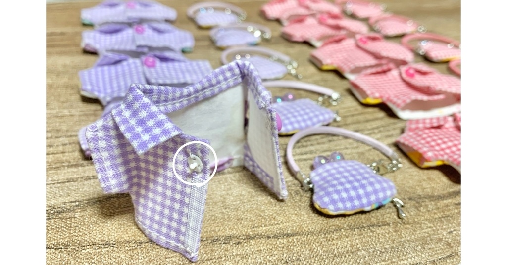 服・がま口風バッグ(スイーツ)