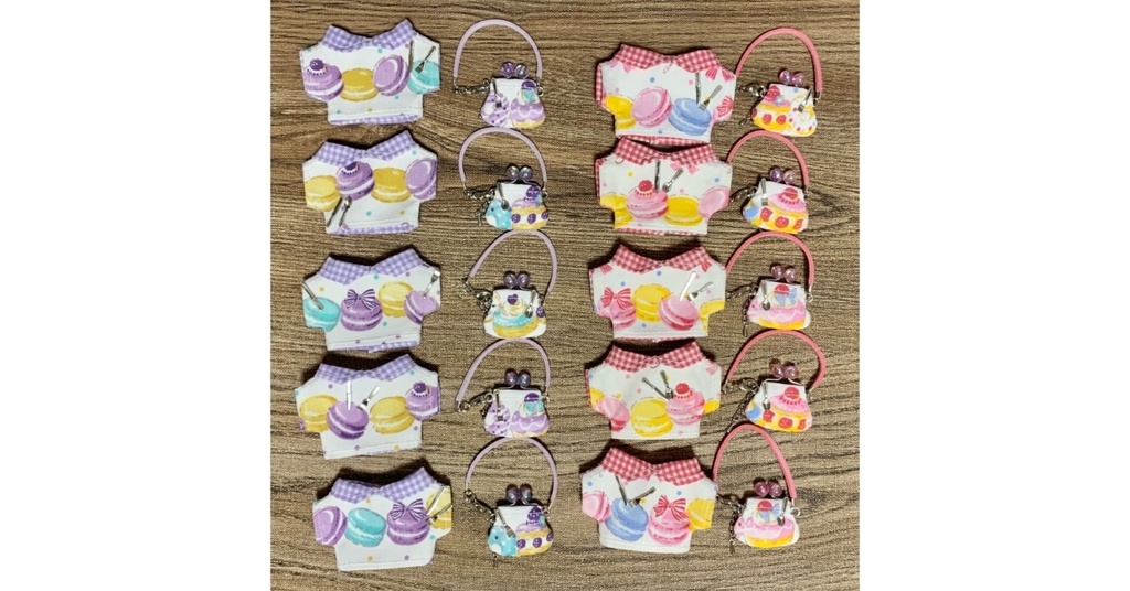 服・がま口風バッグ(スイーツ)