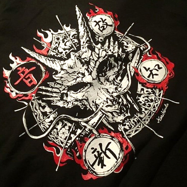 龍の隠れ家Tシャツ 森はるかコラボバージョン