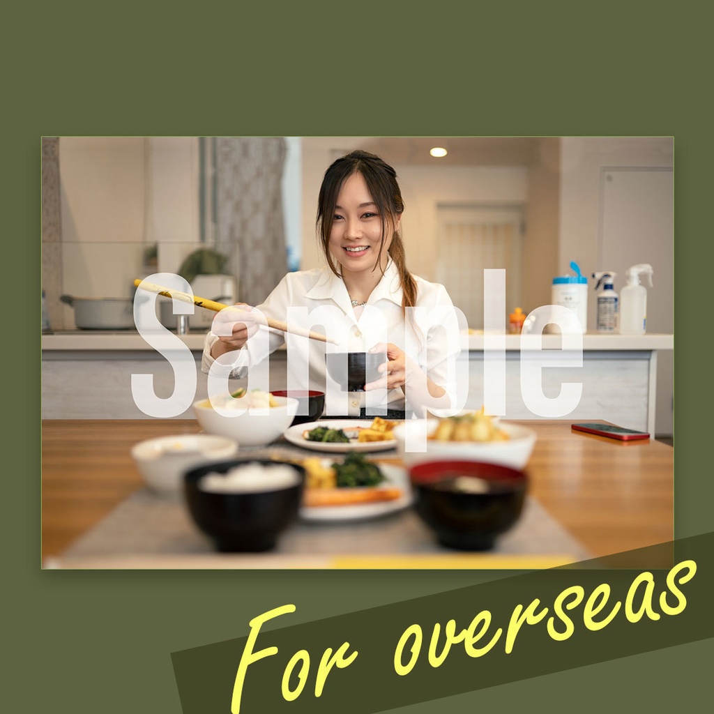 【For overseas】postcard set② of 4 + handwritten message card