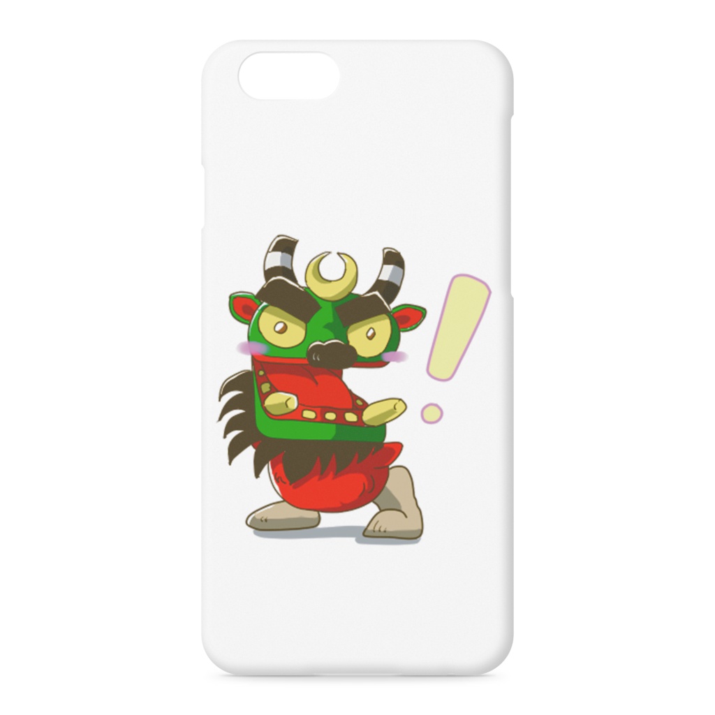 ビックリ!牛鬼 iPhone スマホ ハード ケース(pk-1010)