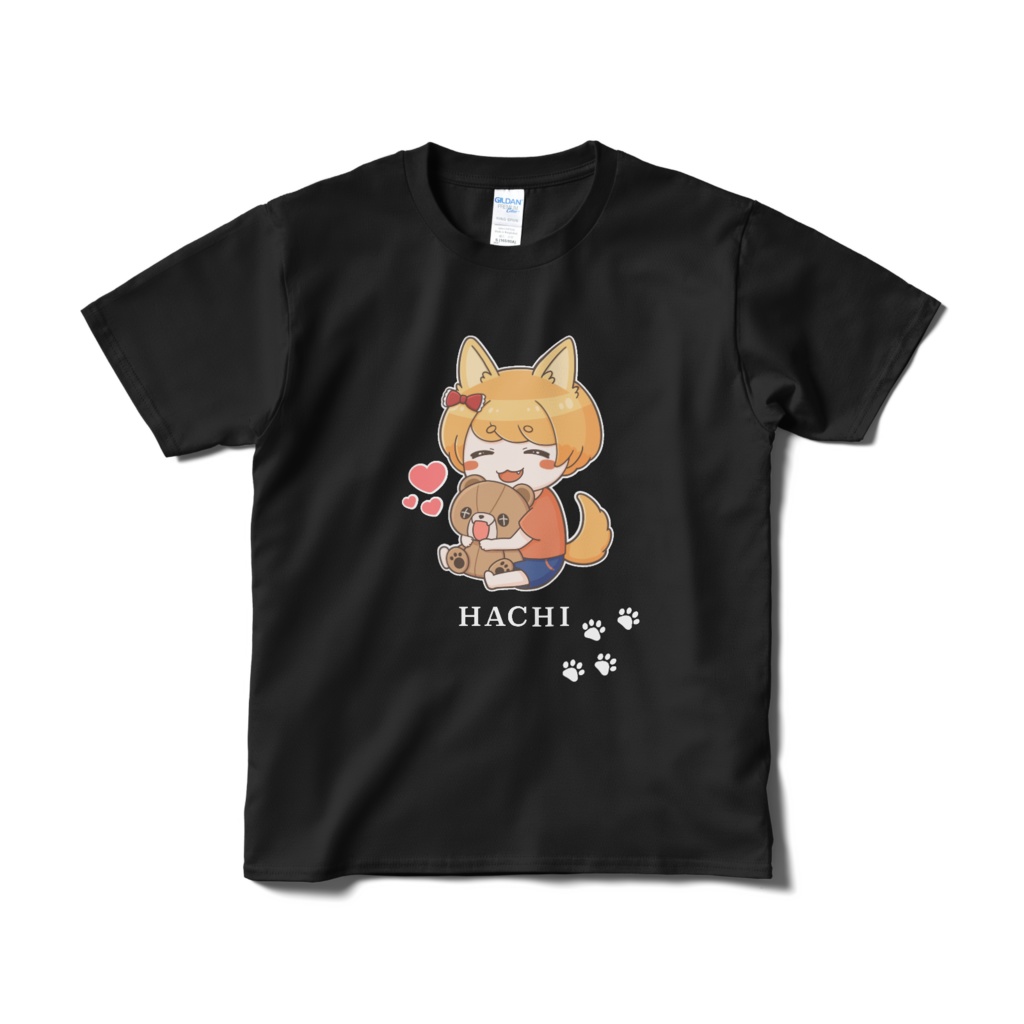 くまだっこTシャツ(ブラック)