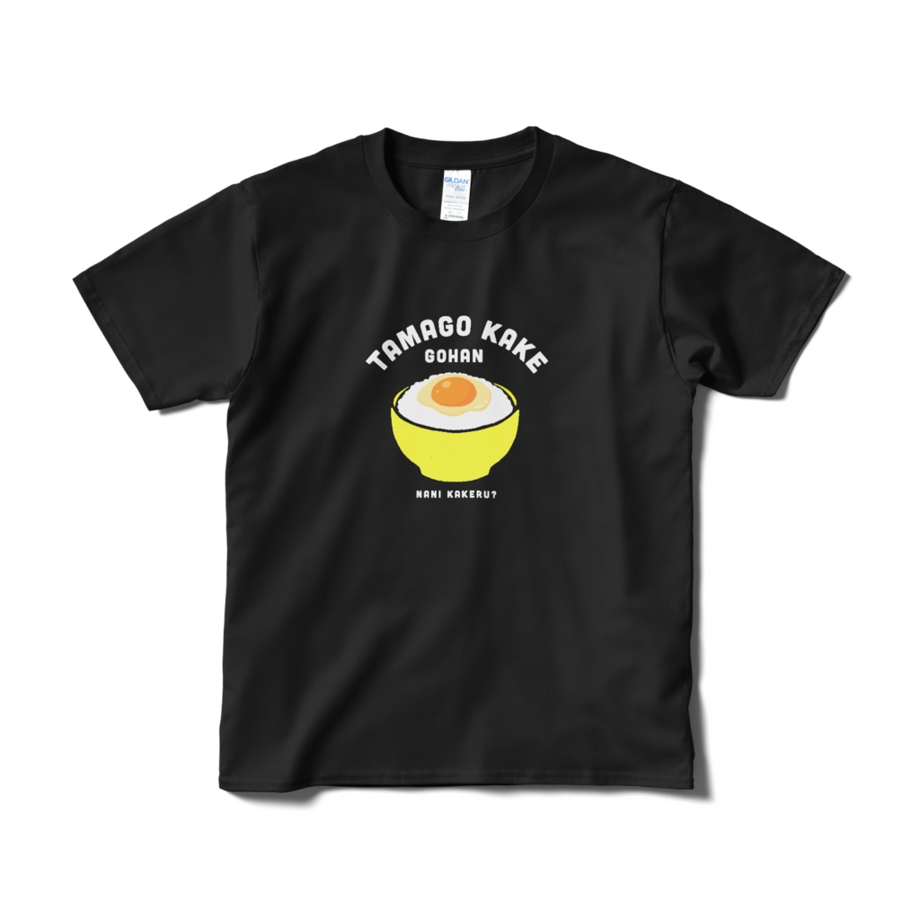 卵かけご飯Tシャツ