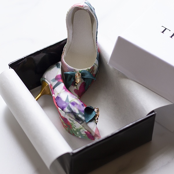 Bright flower 1/3 doll size shoes