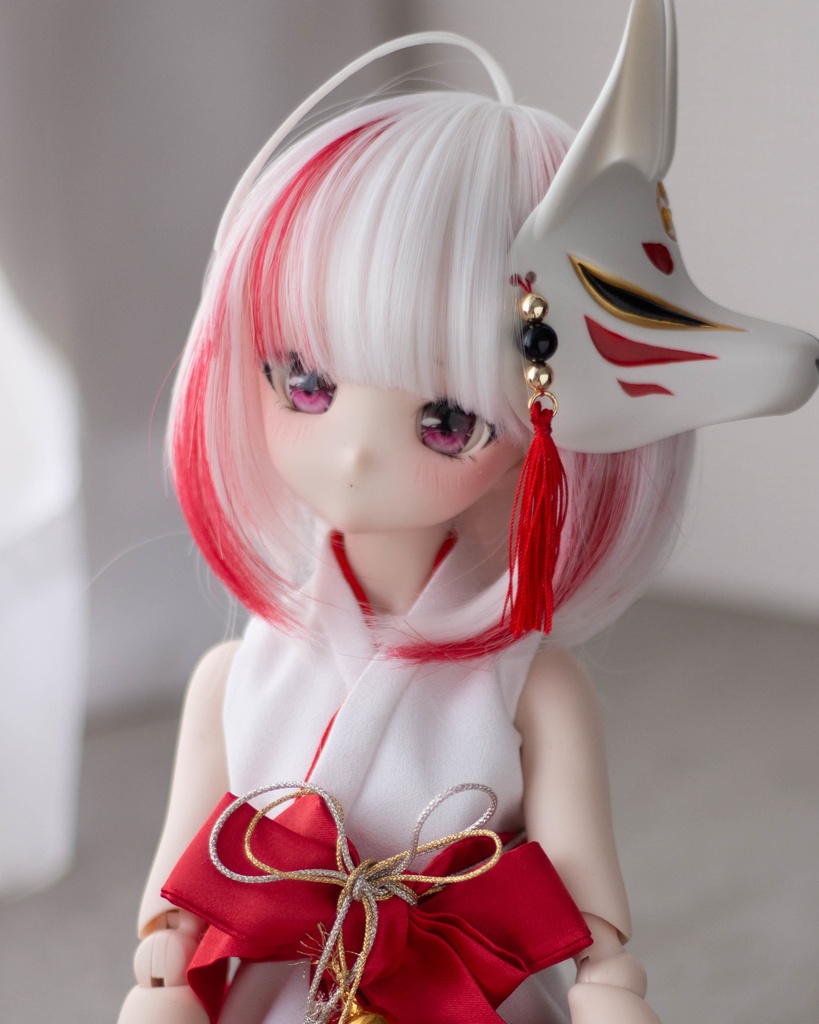 狐面 for1/3-1/4 size doll