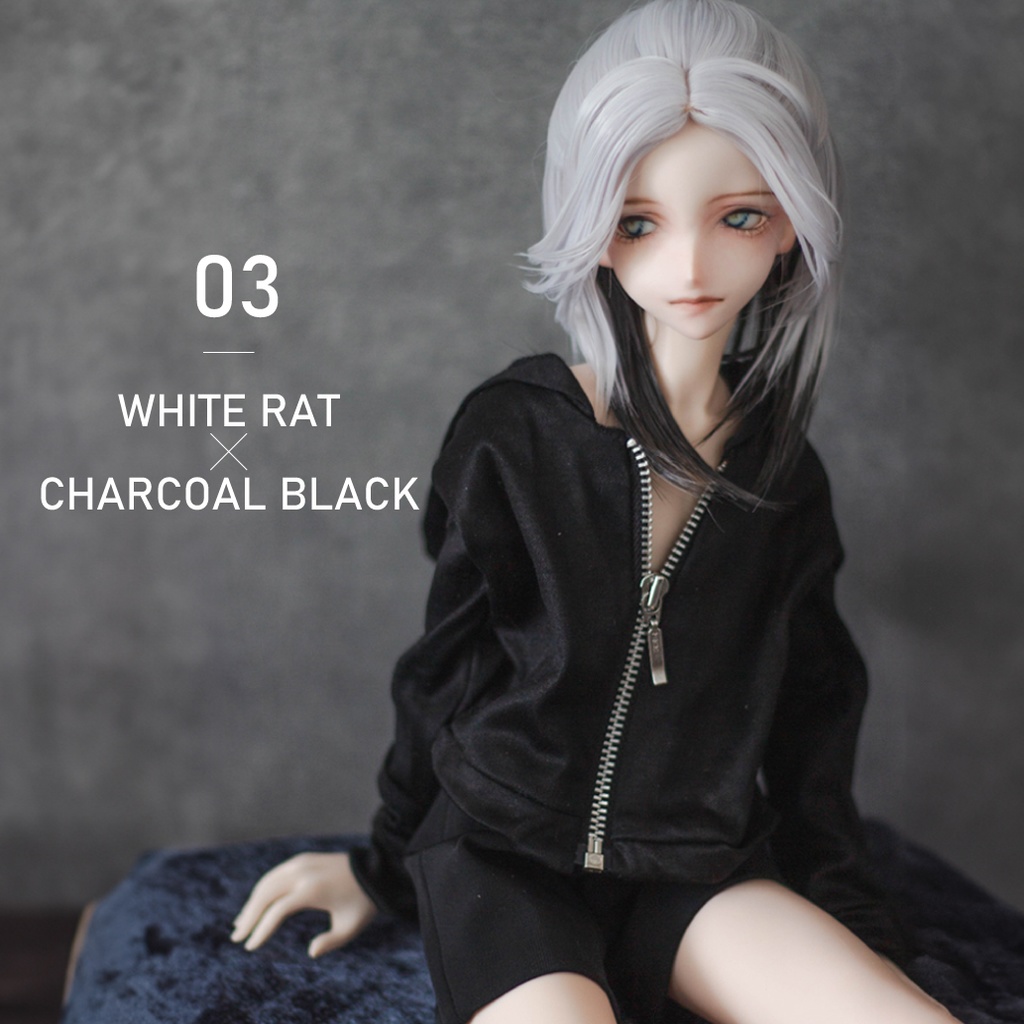 WIG TYPE.04/結い上げウルフ/ tied wolf cut hair